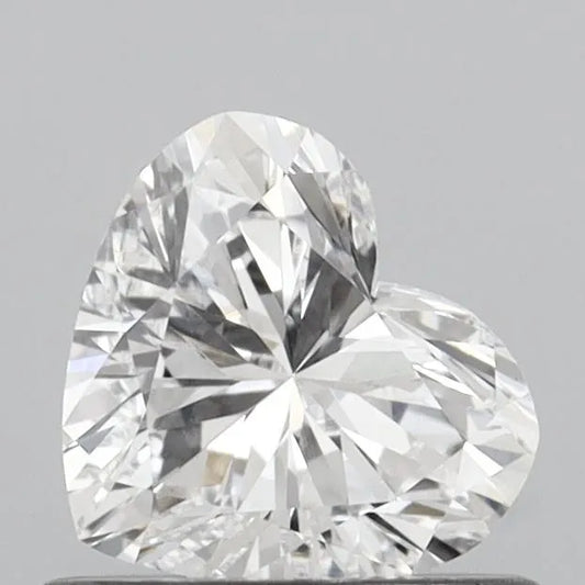 0.57ct Heart Lab Grown Diamond (Colour E, Clarity VVS2, IGI Certified)